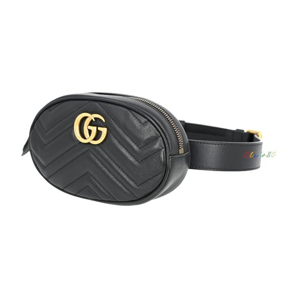 Gucci Handbags - Gucci GG Marmont Matelassé Leather Belt Bag Size 85 cm